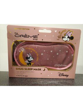 The Crème Shop Disney Minnie Limited Edition Silk Sleep Mask, Pink (MSM8351)